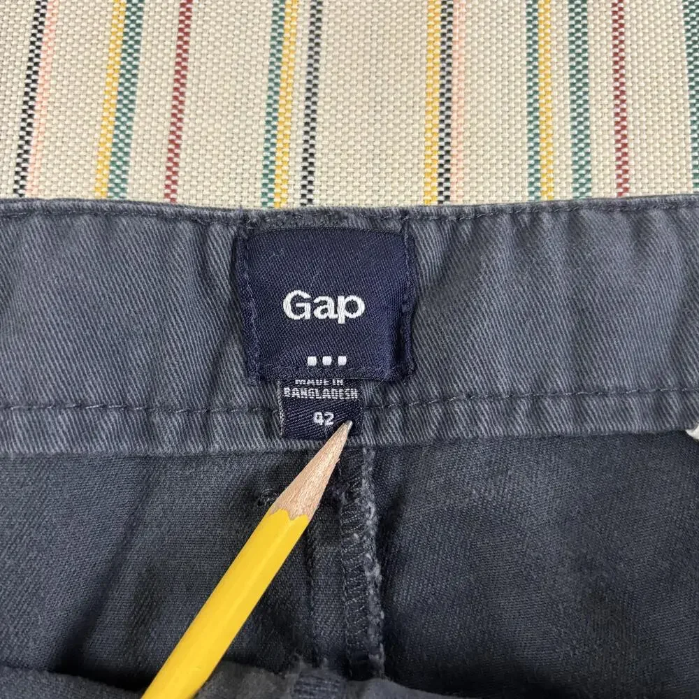 Gap Shorts Mens 42 Blue Classic Short Cotton Chino Relaxed Fit 10 Inseam NEW